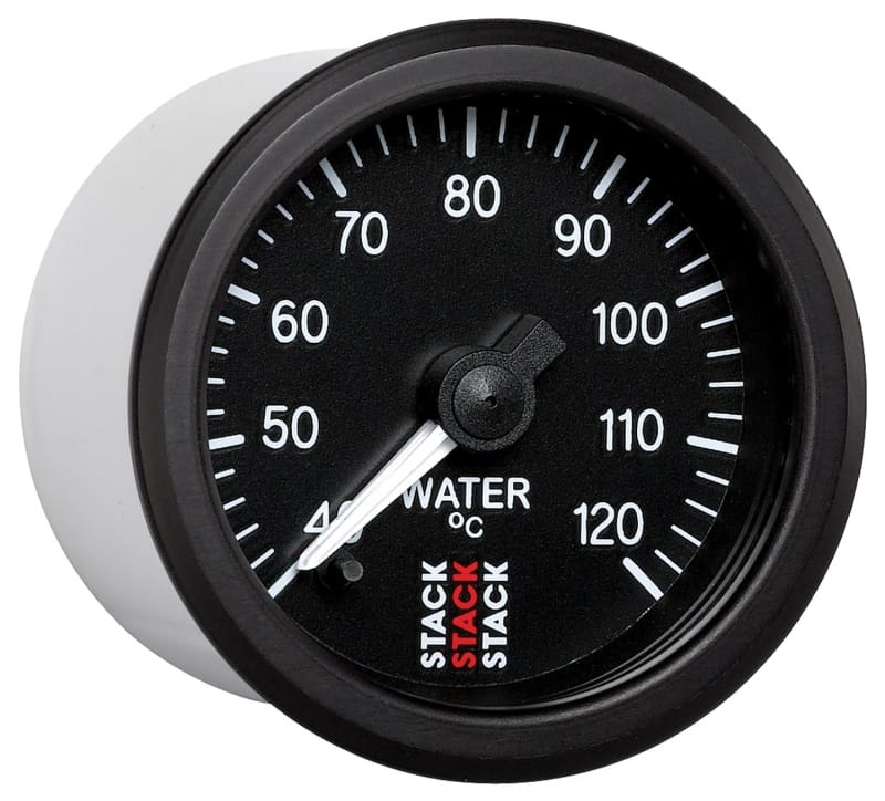 Autometer Stack 52mm 40-120 Deg C 1/8in NPTF Male Pro Stepper Motor Water Temp Gauge - Black thumbnail 5