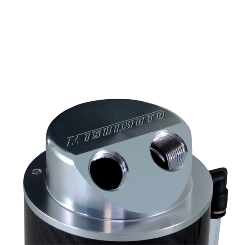 Mishimoto Carbon Fiber Oil Catch Can 10mm Fittings thumbnail 3
