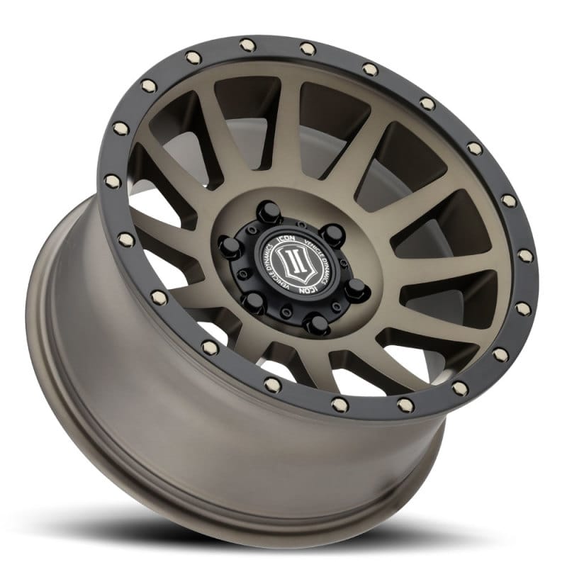 ICON Compression 18x9 6x5.5 0mm Offset 5in BS Bronze Wheel thumbnail 3