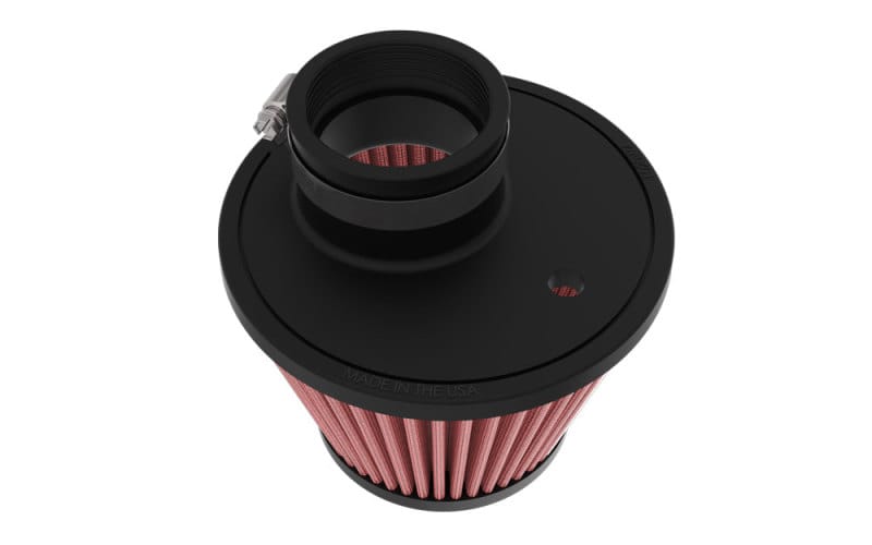 K&N Universal Clamp-on Air Filter 2in Flange ID 5-3/16in Base 3-1/2in Top 3-11/16in Height w/ Vent thumbnail 2