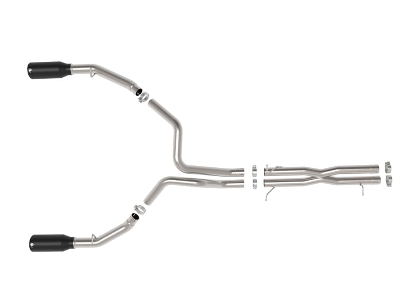 aFe 2025 Dodge RAM 1500 Vulcan Series 304 Stainless Steel Cat-Back Exhaust System w/ Black Tip thumbnail 3
