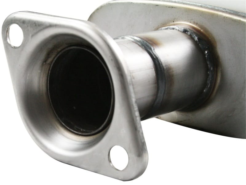 aFe MACHForce XP Exhaust Cat-Back SS-409 04-06 Jeep Wrangler TJ Unl L6 4.0L 2.5in Off-Road No Tip thumbnail 2