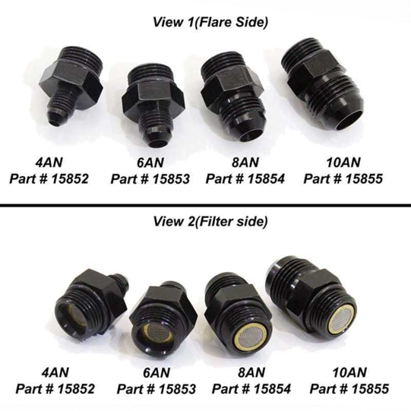 Nitrous Express 8AN to 8AN Orb Filter Fitting for Lightning 375