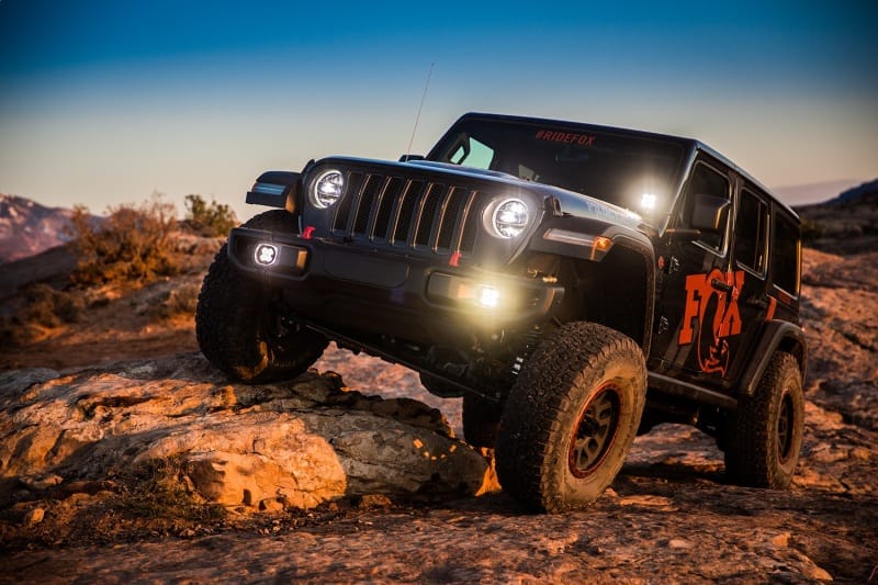 Fox 2018+ Jeep JL 2.5 Factory Series 11.2in P/B Rear Shock Set / 2-3in Lift DSC thumbnail 7
