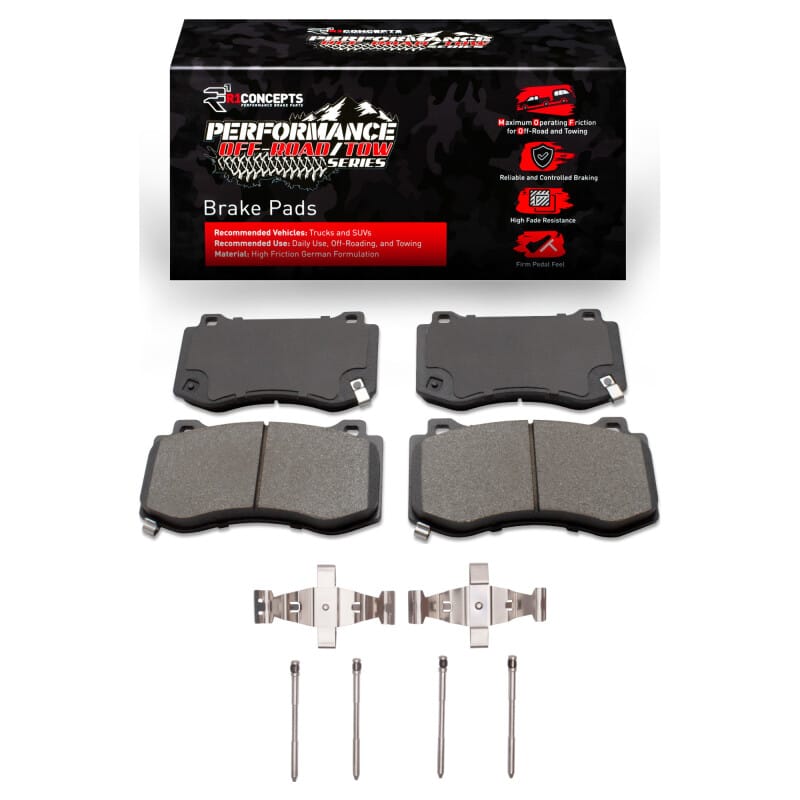 R1 05-23 Chrysler 300 Front Performance Off-Road/Tow Brake Pads & Hardware Kit