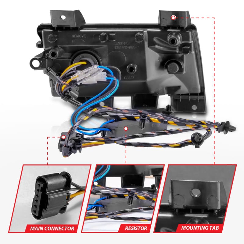 ANZO 2018-2021 Jeep Wrangler LED Side Markers Chrome Housing Smoke Lens w/ Seq. Signal Sport Bulb thumbnail 6