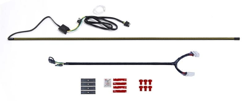 Putco 09-22 Jeep Wrangler JK/19-22 Ram 1500/2500 18in Split Red Light Blade Direct Fit Kit Red/White thumbnail 4