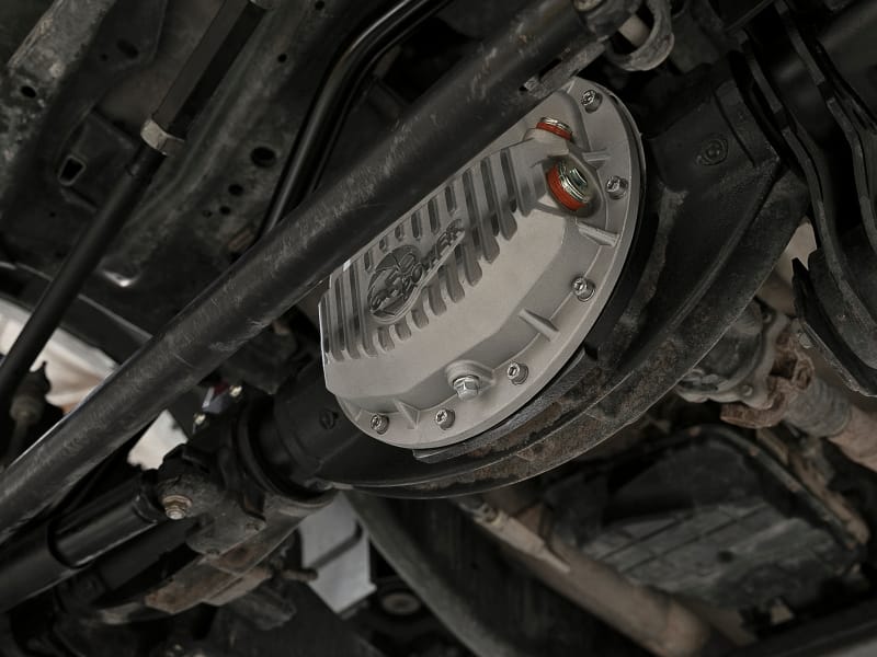 aFe Power Street Series Front Differential Cover Raw w/ Machined Fins 13-18 RAM V8 5.7/6.4L thumbnail 3