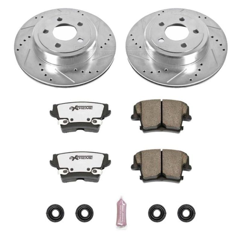 Power Stop 05-19 Chrysler 300 Rear Z26 Street Warrior Brake Kit - K1720-26