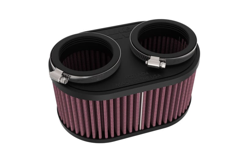 K&N 2-1/8in DUAL FLG 6-1/4 X 4inOD 3inH Universal Clamp-On Air Filter thumbnail 2