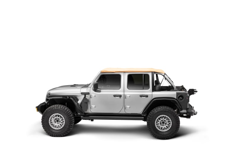 Go Rhino 18-24 Jeep Wrangler JL/JLU/JT Front Fender Jack Mount for Hi-Lift Jack - Tex. Blk thumbnail 3