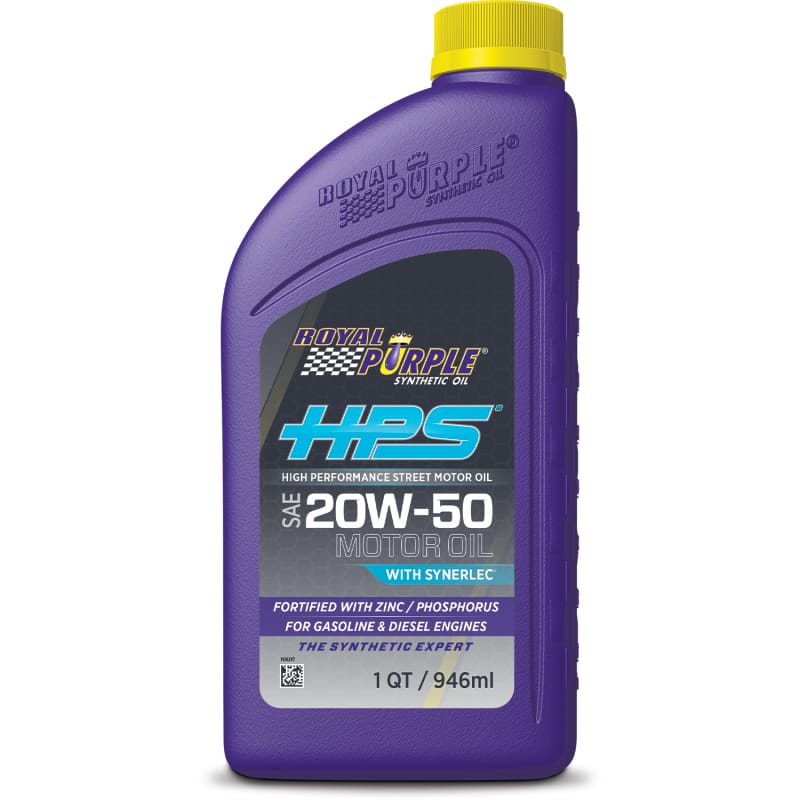 Royal Purple HPS Synthetic High Performance Street 20W50 Motor Oil - 1 Quart thumbnail 2
