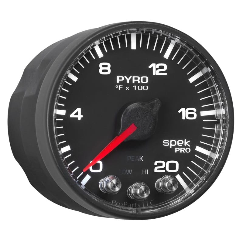 Autometer Spek-Pro 52.4mm 0-2000F Digital Stepper Motor Pyrometer Gauge thumbnail 7