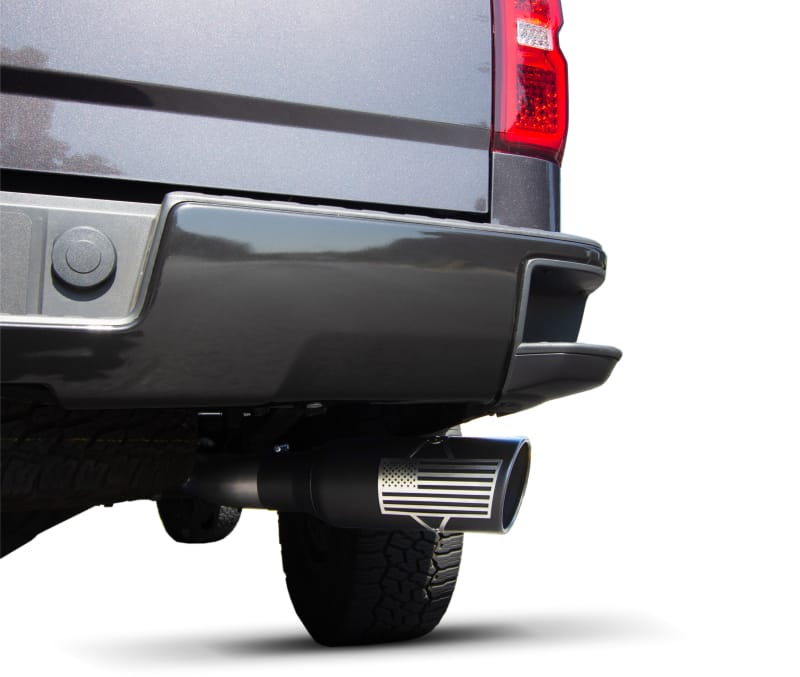 Gibson 11-18 Ram 1500 Big Horn 5.7L 3in/4in Patriot Series Cat-Back Single Exhaust - Stainless thumbnail 2