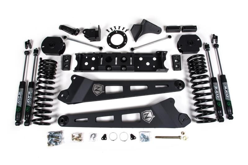 Zone Offroad 2019 Ram 2500 4.5in Radius Arm Diesel - 6-Bolt T-Case - Fox Shocks