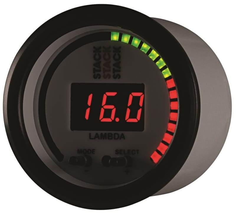 Autometer Stack 52mm Pro-Control Wideband Air/Fuel Ratio (Lambda) Gauge - White thumbnail 3