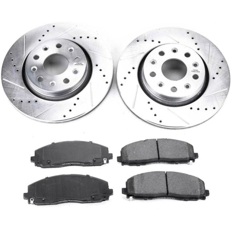 Power Stop 18-19 Jeep Wrangler Front Z23 Evolution Sport Brake Kit - K7940