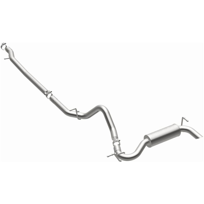 MagnaFlow 12-14 Jeep Wrangler 4dr Single Straight Rear P/S Exit Stainless C/B Performance Exhaust thumbnail 3