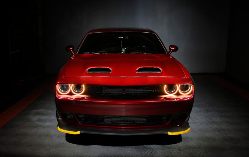 Oracle 15-23 Dodge Challenger Surface Mount Headlight Halo Kit - ColorSHIFT