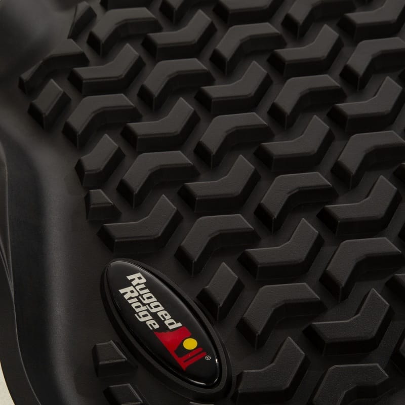 Rugged Ridge Floor Liner Rear Black 2018-2020 Jeep Wrangler JL 4 Dr thumbnail 2