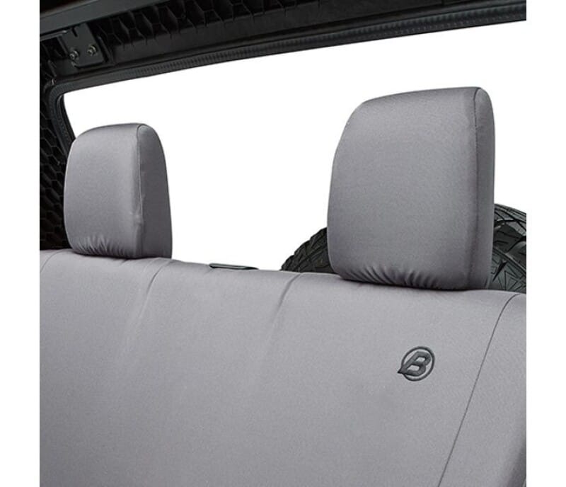 Bestop 07-18 Jeep Wrangler JK 2-Door Rear Seat Covers (Charcoal)