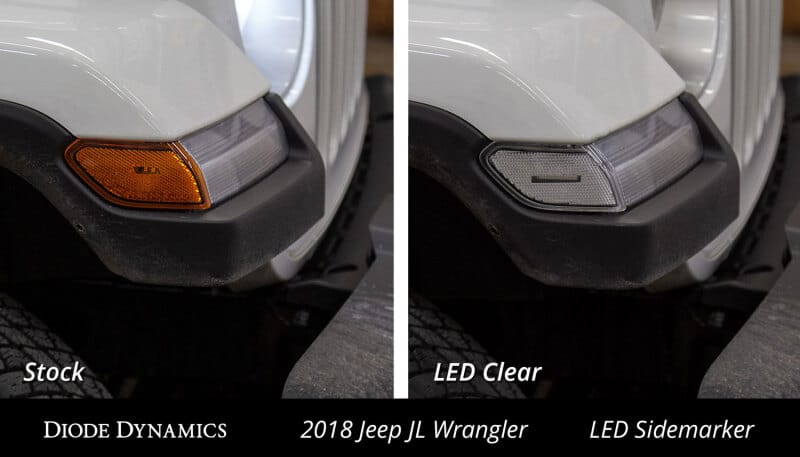 Diode Dynamics 18-21 Jeep JL Wrangler/Gladiator Sidemarkers Clear (set) thumbnail 6
