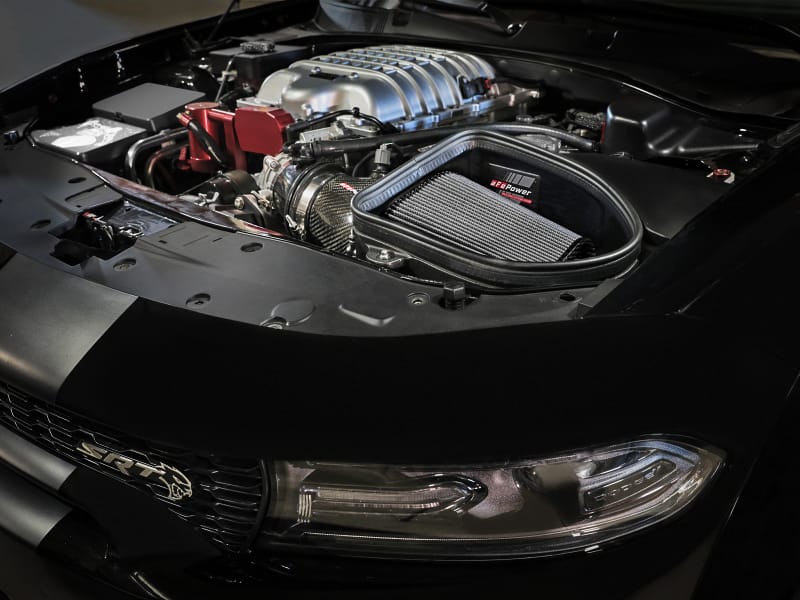 aFe Dodge Charger SRT Hellcat Redeye 21-23 V8-6.2L Track Series Stage-2 Carbon Fiber Intake System thumbnail 4