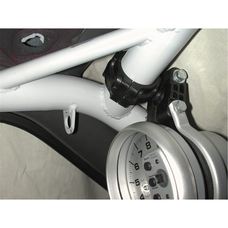 AutoMeter Gauge Mount Roll Pod For 1.625in. Roll Cage Fits 5in. Pedestal Tach Black thumbnail 2