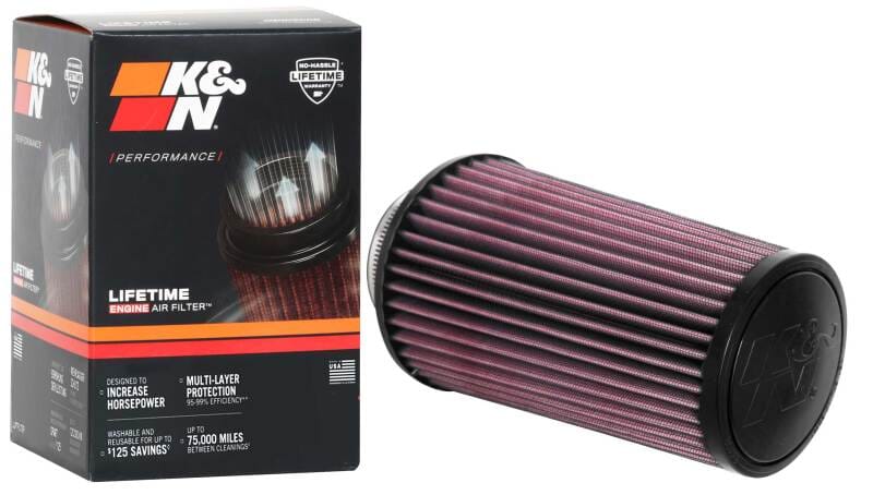 K&N Universal Round Tapered Filter 3 inch FLG / 5 inch Bottom / 4 inch Top / 7 7/8 inch Height thumbnail 5