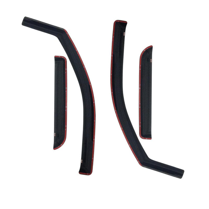 Westin 2002-2008 Dodge Ram Quad Cab (4 DR) In-Channel Wind Deflector 4pc - Smoke