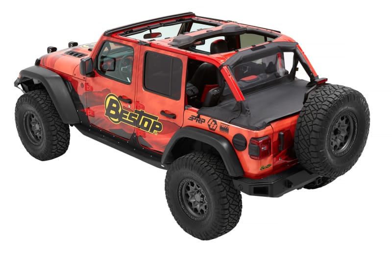 Bestop 18-23 Jeep Wrangler JL 4-Door Duster Deck Cover (Black Diamond) thumbnail 2