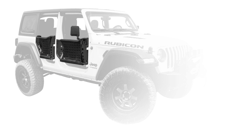 Body Armor 4x4 2018+ Jeep Wrangler JL and Gladiator JT Trail Doors Rear Pair