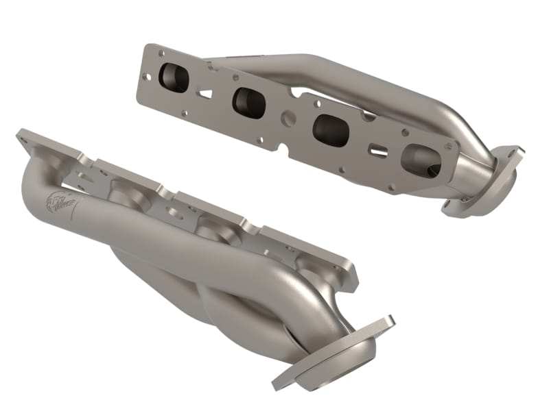 aFe Twisted Steel 11-21 Jeep Grand Cherokee (WK2) 5.7L V8 Headers - Titanium (Ceramic Coated) thumbnail 5