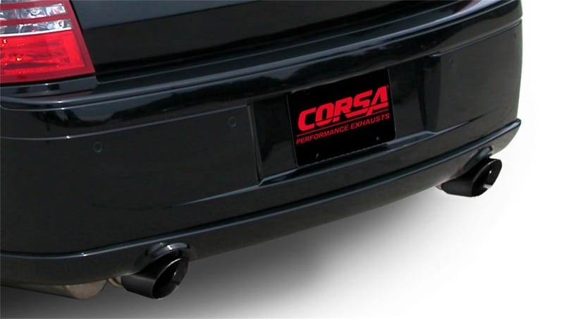 Corsa 2005-2010 Dodge Charger SRT-8 6.1L V8 Black Xtreme Cat-Back Exhaust thumbnail 2