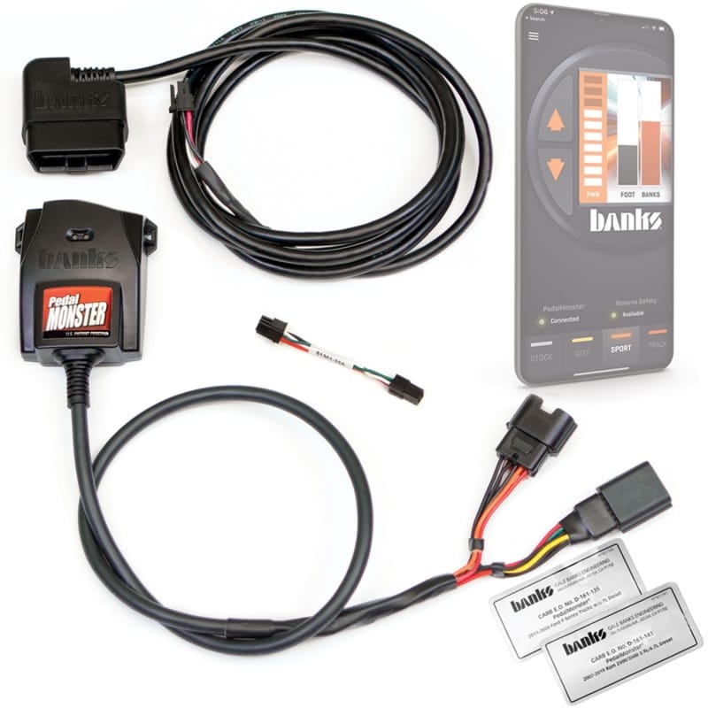 Banks Power Pedal Monster Kit (Stand-Alone) 07-19 RAM 2500/3500/11-20 Ford F-Series 6.7L Use w/Phone thumbnail 4