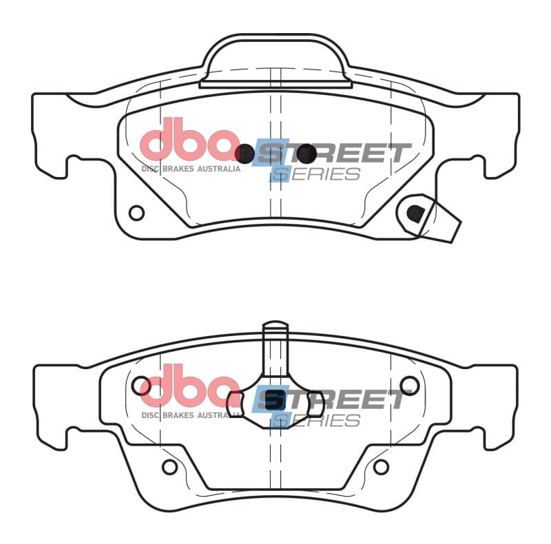 DBA 11-20 Dodge Durango (Solid Rear rotor) Street Series Rear Brake Pads