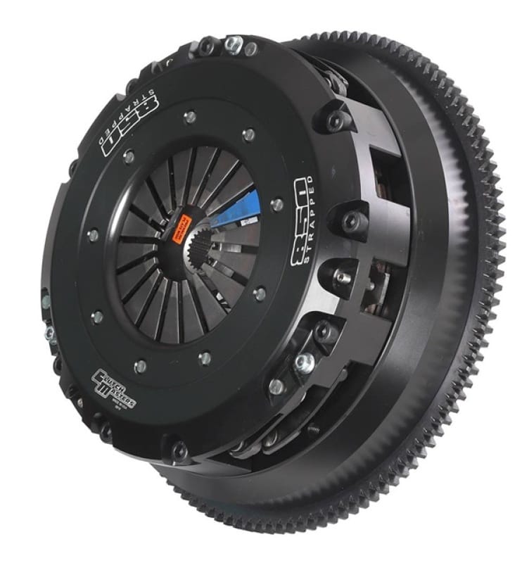 Clutch Masters 90-97 Mitsubishi 3000GT 3.0L 4WD Twin Turbo 850 Strapped Series Clutch w/Steel FW thumbnail 2