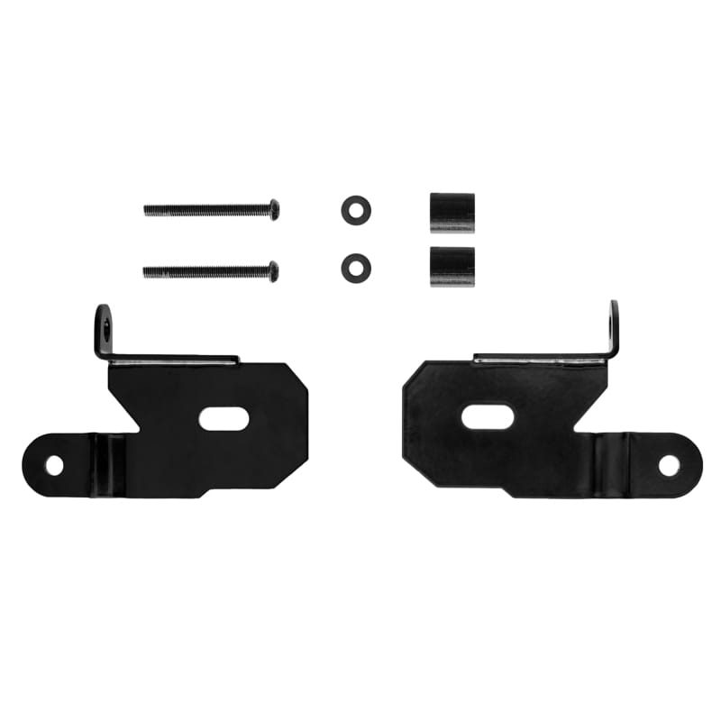 KC HiLiTES 18-19 Jeep Wrangler JL A-Pillar Light Mount Bracket Set (Pair) - Black thumbnail 3