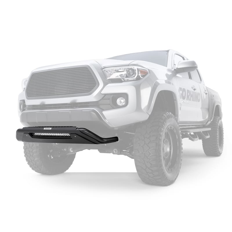 Go Rhino RC3 LR Bull Bar Light-Ready Skid Plate (Front Guard ONLY No Lights/Brackets) - Tex. Blk thumbnail 3