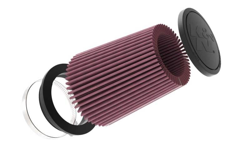 K&N Universal 4in Flange x 5-3/8in Base x 4in Height High flow Air Filter thumbnail 3