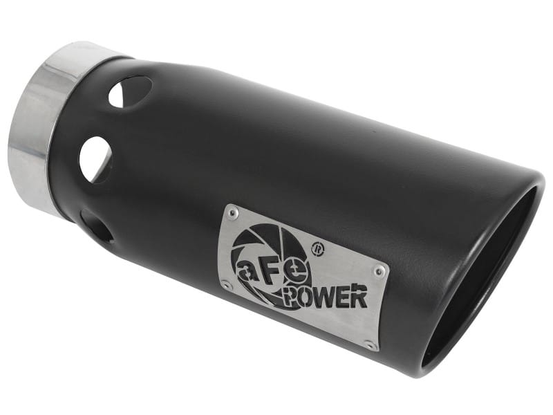 aFe LARGE BORE HD 3in 409-SS DPF-Back Exhaust w/Black Tip 14-18 RAM 1500 EcoDiesel V6-3.0L (td) thumbnail 2