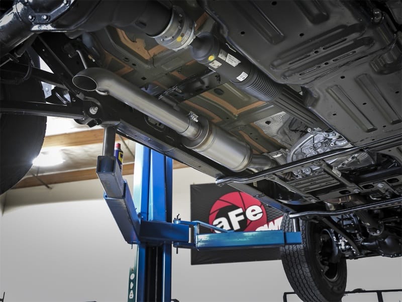 aFe Rock Duster 3in 409 SS Cat-Back Turn-Down Exhaust 2018+ Jeep Wrangler (JL) V6 3.6L thumbnail 3