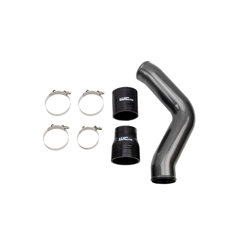 Wehrli 13-18 Cummins 6.7L Driver Side 3.5in Intercooler Pipe - Semi-Gloss Black