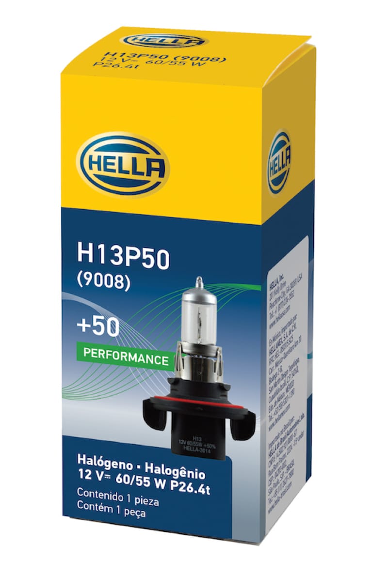 Hella Bulb H13 12V 60/55W P264T T4 +50 thumbnail 3