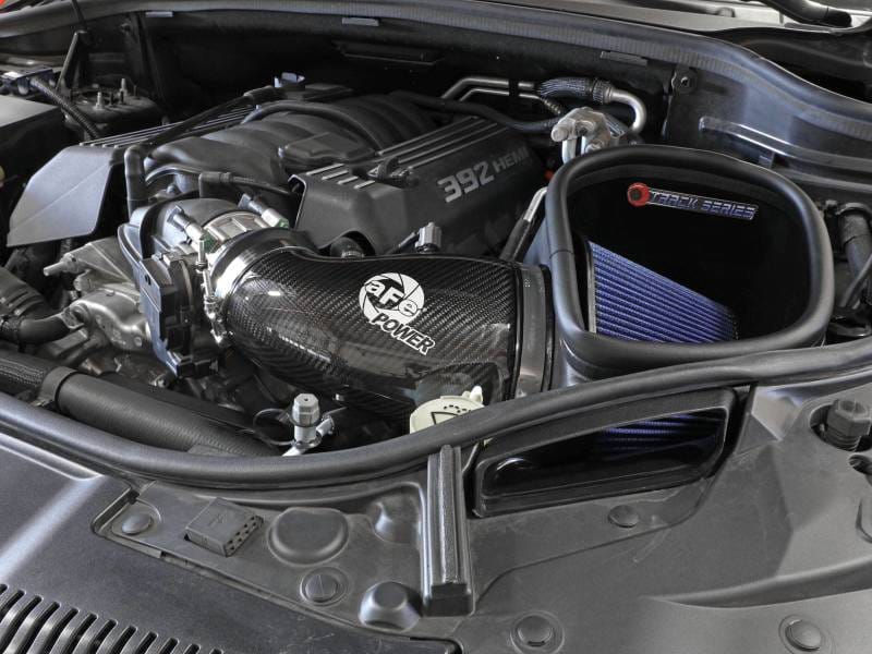 aFe 12-21 Jeep Grand Cherokee 6.4L Track Series Carbon Fiber Cold Air Intake System w/Pro 5R Filter thumbnail 5