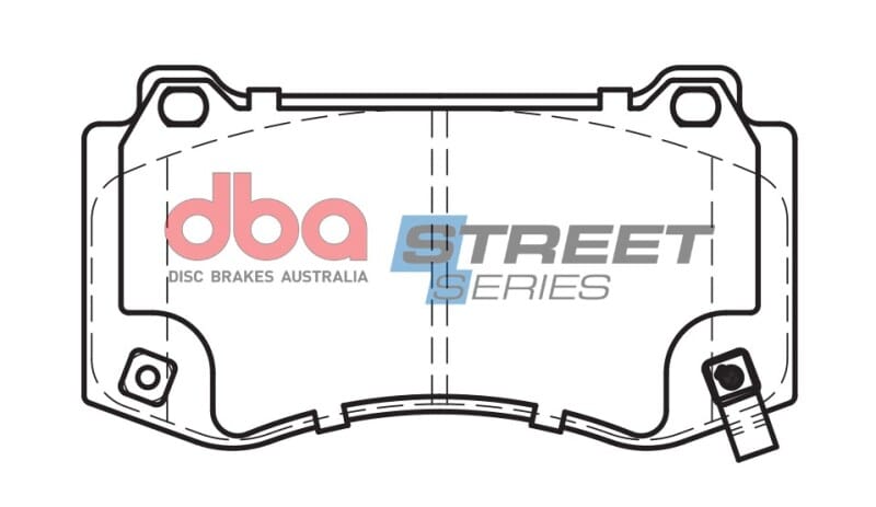 DBA 05-23 Chrysler 300 C SRT8 Front Street Series Brake Pads thumbnail 2