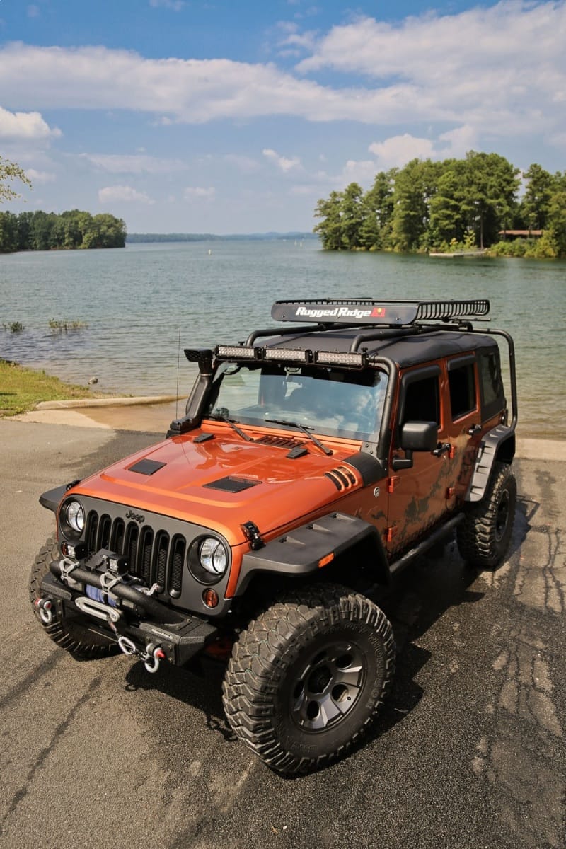 Rugged Ridge Performance Vented Hood 07-18 Jeep Wrangler JK thumbnail 2