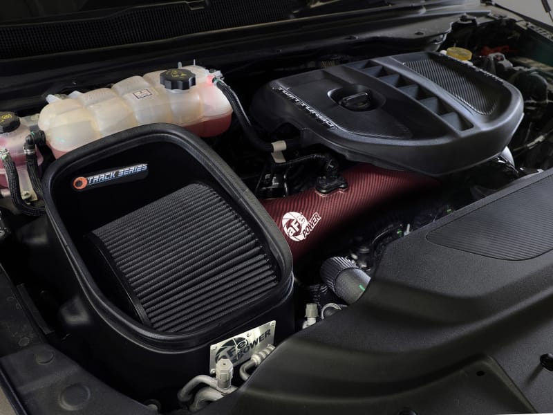 aFe 2025+ Dodge Ram 1500 RHO Track Series Red Kevlar Cold Air Intake System w/ Blk Pro 5R Filter thumbnail 4