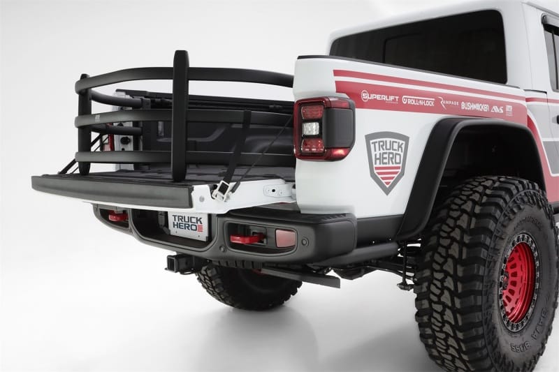 AMP Research 20-22 Jeep Gladiator (Does Not Work w/Tonneau Cvrs) BedXtender HD Sport - Black thumbnail 2
