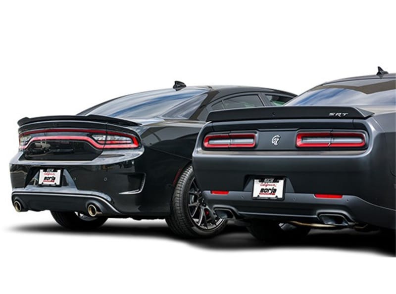 Borla 15-16 Dodge Challenger Hellcat 6.2L V8 ATAK w/ Valve Simulator CB Exhaust Factory Valance thumbnail 2